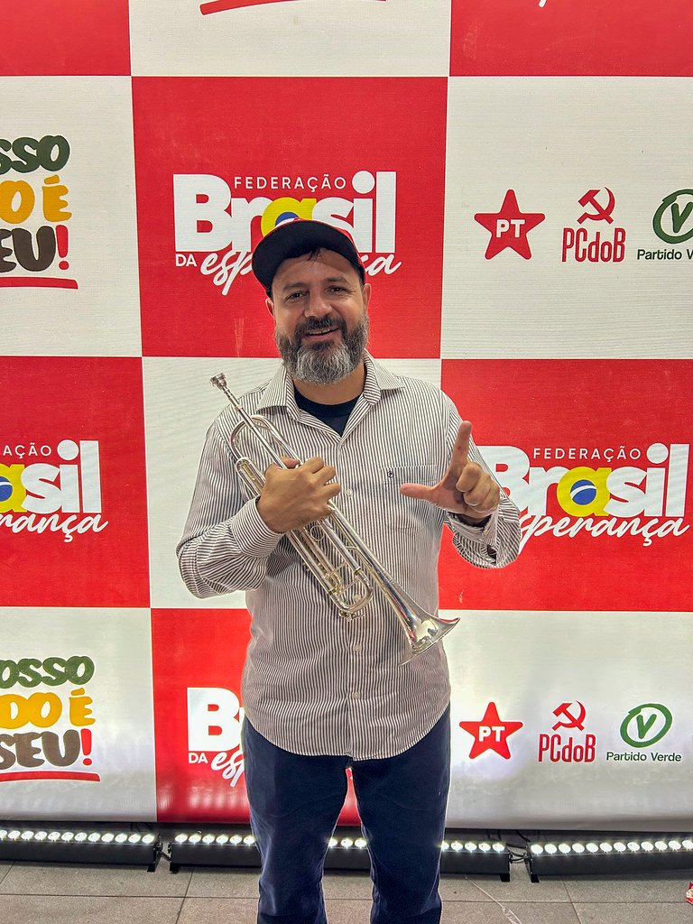 Registro da campanha de Fabiano Trompetista