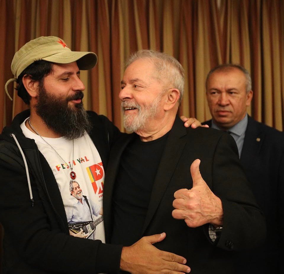 Fabiano Trompetista com Lula