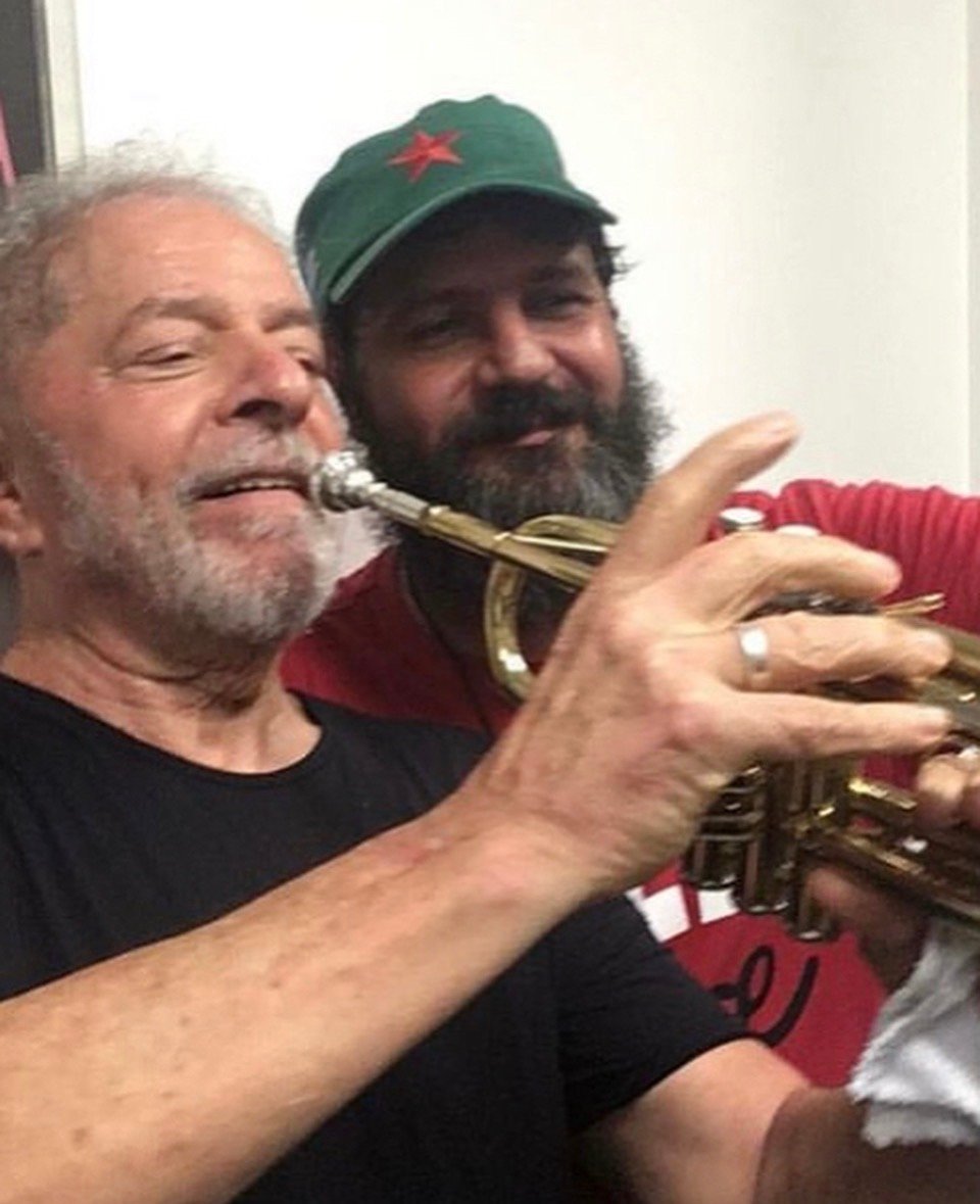 Fabiano Trompetista com Lula
