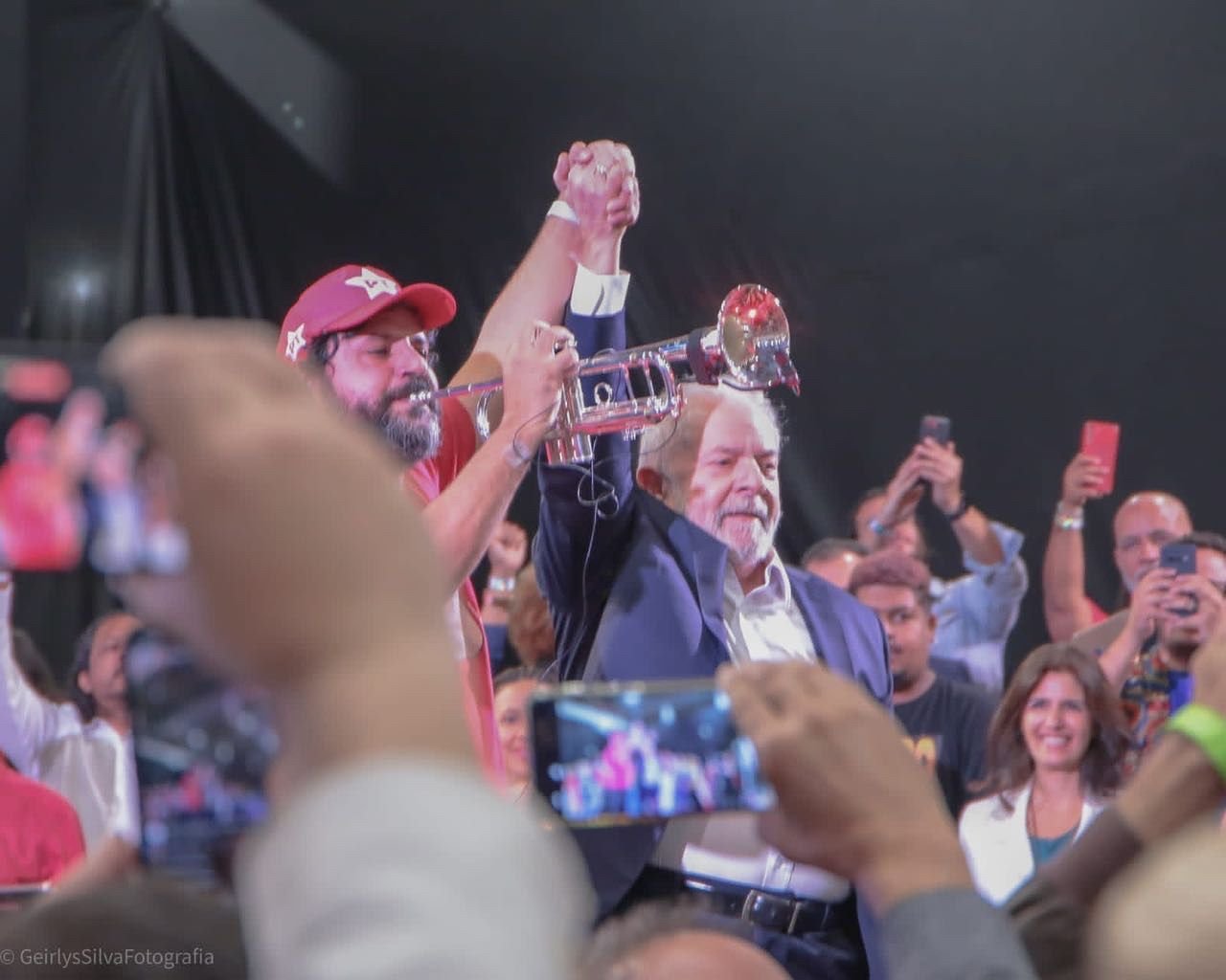 Fabiano Trompetista com Lula