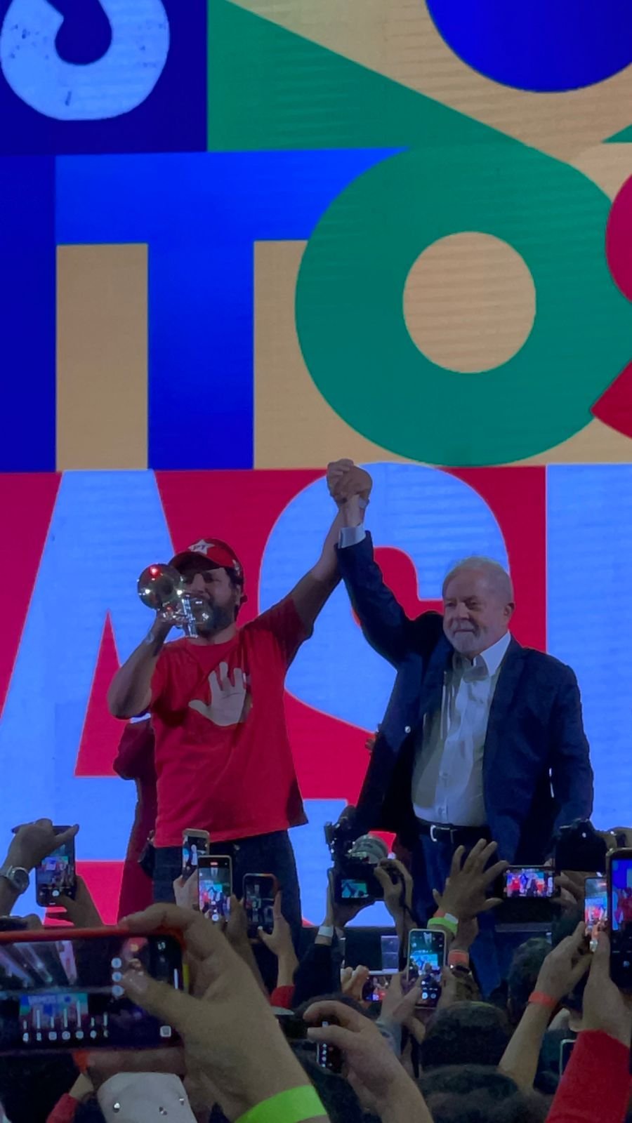 Fabiano Trompetista com Lula